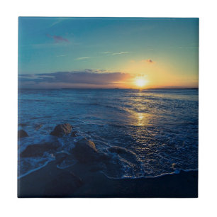 Ocean Horizon Sunset Fliese