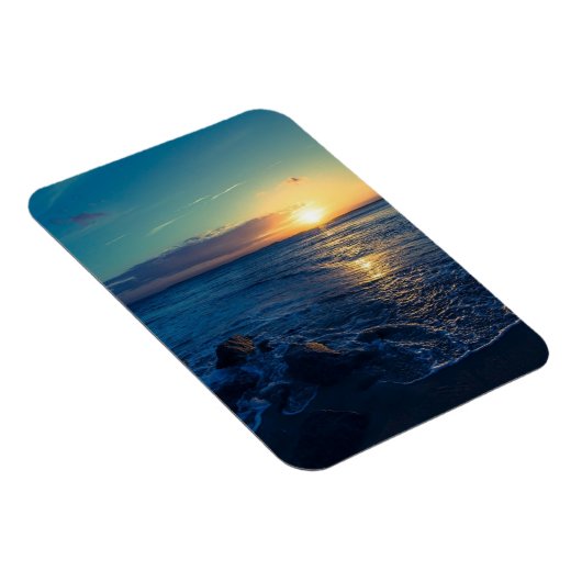 Ocean Horizon Sunset Magnet (Rechte Seite)