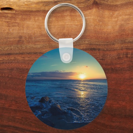 Ocean Horizon Sunset Schlüsselanhänger (Vorderseite)