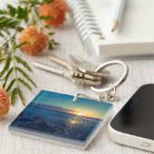 Ocean Horizon Sunset Schlüsselanhänger (Vorderseite rechts)
