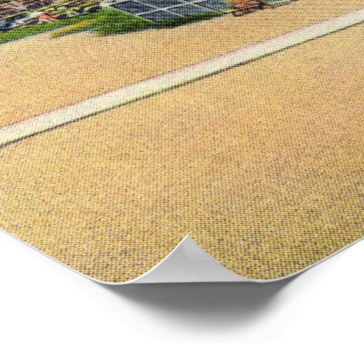 Ocean House, Breakers und Parkplätze Poster (Ecke)