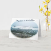 Ocean I Liebe You Card Karte (Gelbe Blume)