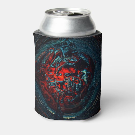 Ocean Inferno Rotes Glow Dosenkühler (Kanne Rückseite)