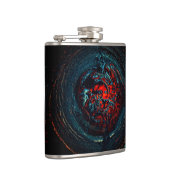 Ocean Inferno Rotes Glow Flachmann (Rechts)