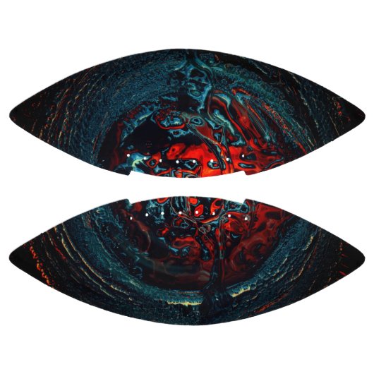 Ocean Inferno Rotes Glow Football (Paneele)