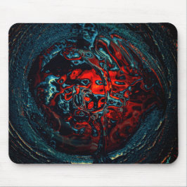 Ocean Inferno Rotes Glow Mousepad