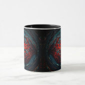 Ocean Inferno Rotes Glow Tasse (Zentrum)