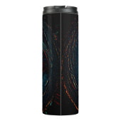 Ocean Inferno Rotes Glow Thermosbecher (Rückseite)