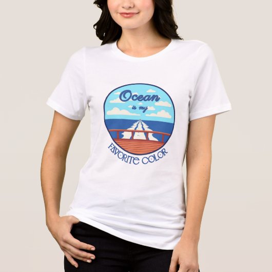 Ocean Is My Favorite Color Cruise Shirt (Vorderseite)