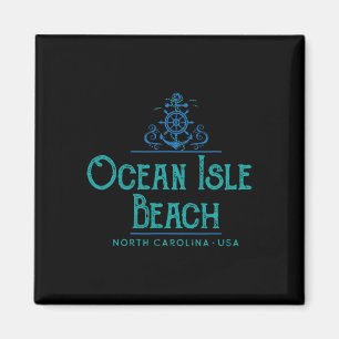 Ocean Isle Beach North Carolina Nautisches Design  Magnet