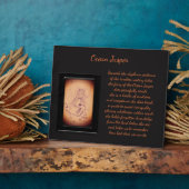 Ocean Jasper Crystal Fairy Fotoplatte (Seite)