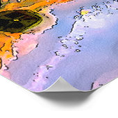 Ocean Jasper Fantasy Opus 01 Poster (Ecke)