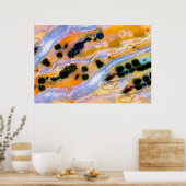 Ocean Jasper Fantasy Opus 01 Poster (Küche)