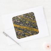 Ocean Jasper Quadratischer Aufkleber (Umschlag)