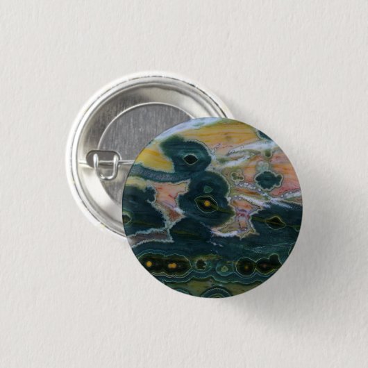 Ocean Jasper Slab Button (Vorne & Hinten)