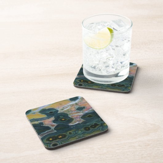 Ocean Jasper Slab Getränkeuntersetzer (Rechte Seite)