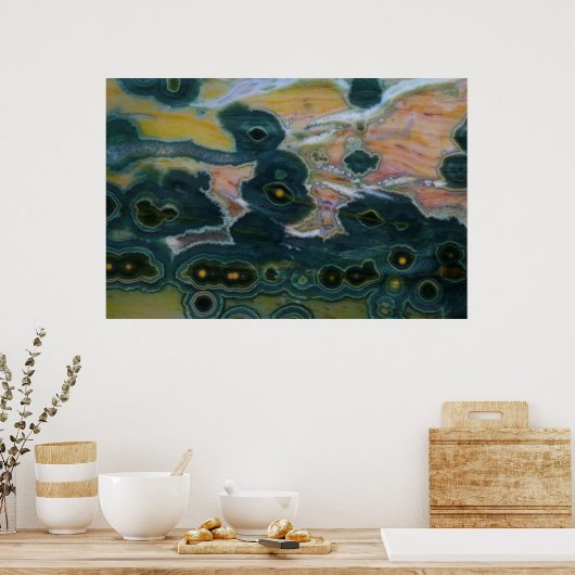 Ocean Jasper Slab Poster (Küche)
