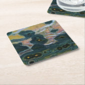 Ocean Jasper Slab Rechteckiger Pappuntersetzer (angewinkelt)