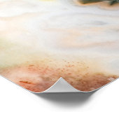 Ocean Jasper Stone gefunden in Madagaskar Poster (Ecke)
