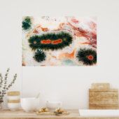 Ocean Jasper Stone gefunden in Madagaskar Poster (Küche)