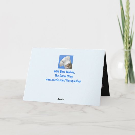 Ocean Jellyfish Sparkle Geburtstag Karte (Rückseite)