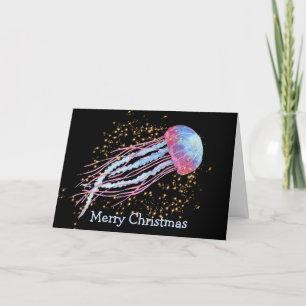 Ocean Jellyfish Sparkle Weihnachten