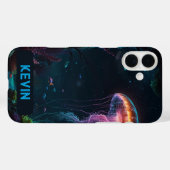 Ocean Jellyfish Unterwasser iPhone / iPad Gehäuse Case-Mate iPhone Hülle (Rückseite (Horizontal))