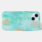 Ocean Joyride - Blaues Türkis Abstrakte Kunst Case-Mate iPhone Hülle (Rückseite (Horizontal))