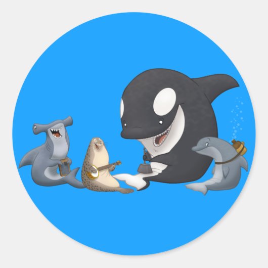 Ocean Jug Band Stickers (Vorderseite)