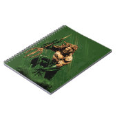 Ocean King Trident Warrior Dynamic Comic Art Notizblock (Linke Seite)