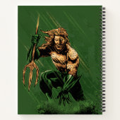 Ocean King Trident Warrior Dynamic Comic Art Notizblock (Rückseite)