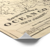 Ocean Landkreis, NJ Poster (Ecke)