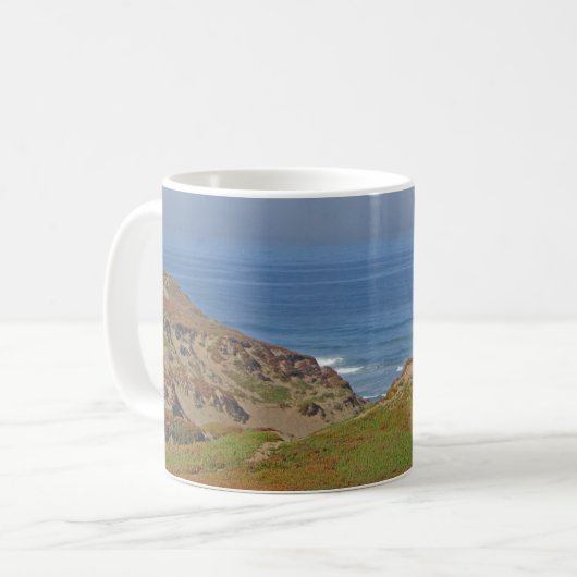 Ocean Landscape Foto Pazifikküste Strand Kaffeetasse (Vorderseite Links)