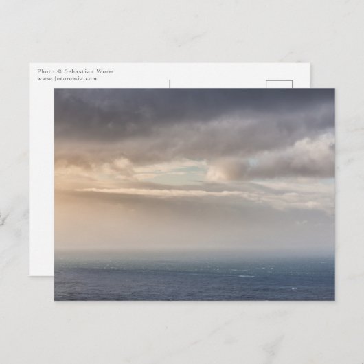 Ocean Landscape Foto Postkarte (Vorne/Hinten)