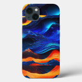 Ocean Lava "Aquaflame" Case-Mate iPhone Hülle (Rückseite)