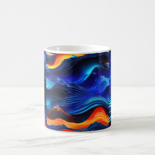 Ocean Lava "Aquaflame" Kaffeetasse (Mittel)