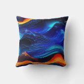 Ocean Lava "Aquaflame" Kissen (Rückseite)
