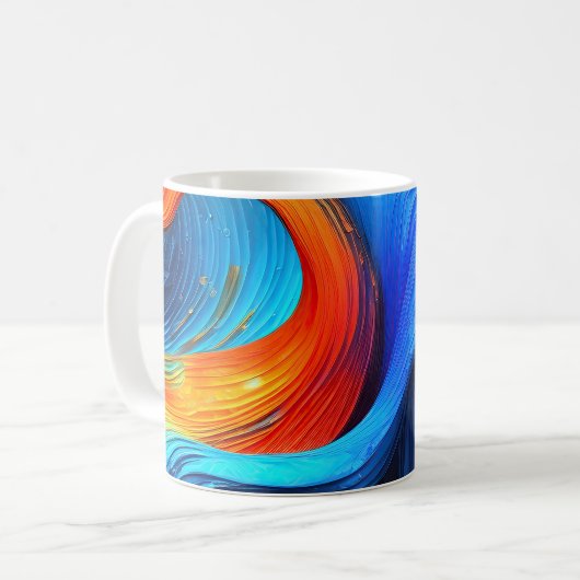Ocean Lava "Astralsurge" Kaffeetasse (Vorderseite Links)