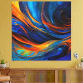 Ocean Lava "Astralswirl" Leinwanddruck (Insitu (Wohnzimmer))