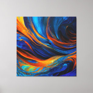 Ocean Lava "Astralswirl" Leinwanddruck