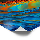 Ocean Lava "Astralswirl" Poster (Ecke)