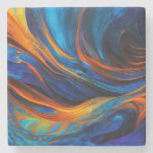 Ocean Lava "Astralswirl" Steinuntersetzer (Vorderseite)