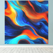 Ocean Lava "Oceanforge" Leinwanddruck (Insitu (Holzboden))