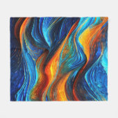 Ocean Lava "Pyroquatic" Fleecedecke (Vorderseite (Horizontal))