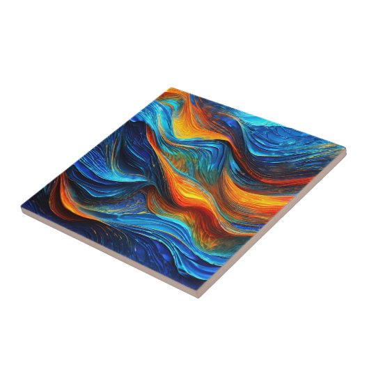 Ocean Lava "Pyroquatic" Fliese (Seite)