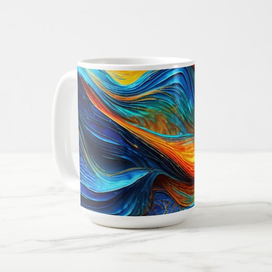 Ocean Lava "Pyroquatic" Kaffeetasse (Vorderseite Links)