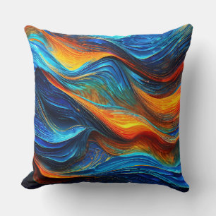 Ocean Lava "Pyroquatic" Kissen