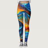 Ocean Lava "Pyroquatic" Leggings (Vorderseite)