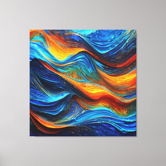 Ocean Lava "Pyroquatic" Leinwanddruck (Vorderseite)