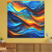 Ocean Lava "Pyroquatic" Leinwanddruck (Insitu (Wohnzimmer))